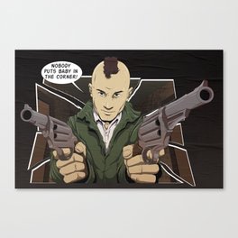 Nobody puts Bickle's Baby in a Corner! Canvas Print