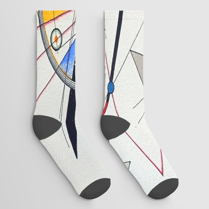 Wassily Kandinsky Delicate Tension Socks