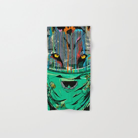 Wolf Mother - Screen Print Edition Hand & Bath Towel