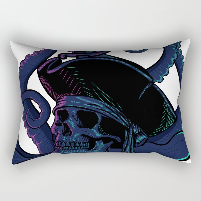 Deadly Pirates with tentacles Rectangular Pillow