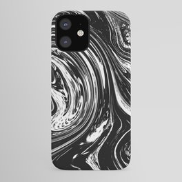 STARRY SKY - BLACK iPhone Case | Graphicdesign, Glitch, Oil, Dark, White, Black And White, Black, Wave, Liquid, Pattern 