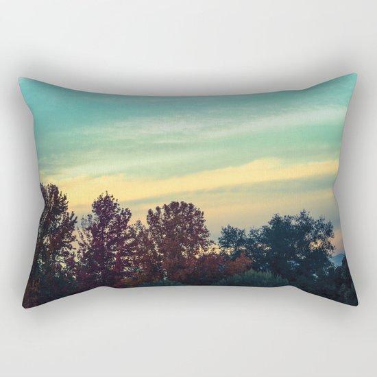 Protean Autumn Sky Rectangular Pillow