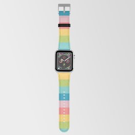 Vibrant Multicolored Stripes Apple Watch Band