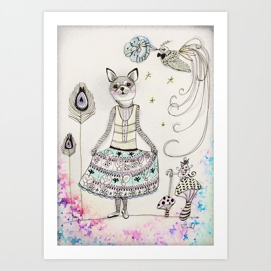 Miss ChiChi Art Print