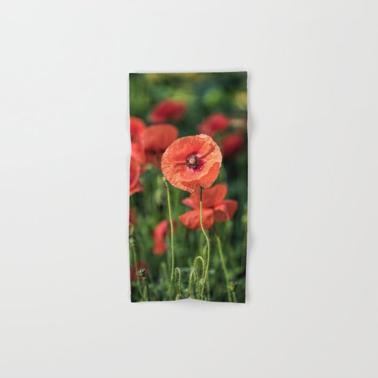 Poppy what else? Hand & Bath Towel