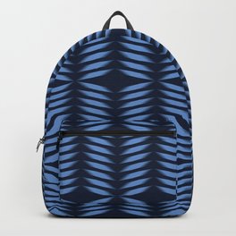 Indigo blue geometric hand drawn tie dye shibori pattern. Backpack | Abstract, Background, Decoration, Dyedtextile, Homedecor, Indigoblue, Alloverprint, Backdrop, Cottoncloth, Asianfusion 