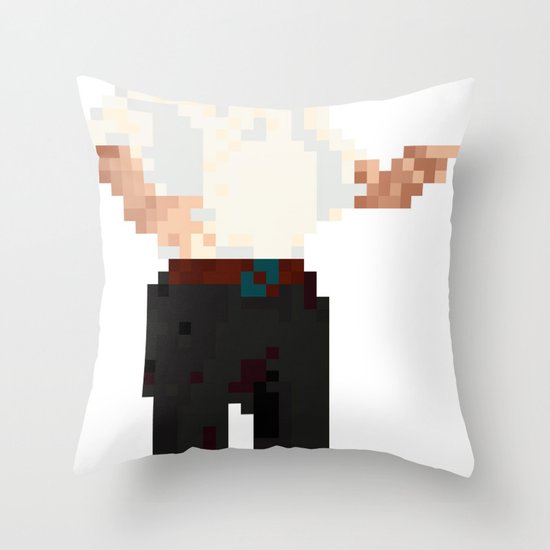 Bearded Chief Throw Pillow