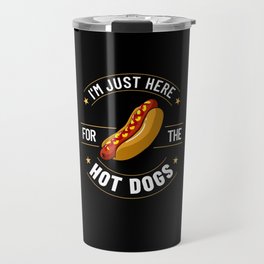 Hot Dog Chicago Style Bun Stand American Travel Mug
