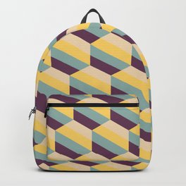 Striped Hexagons Backpack