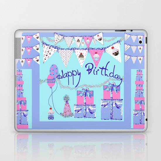 Happy Birthday Laptop & iPad Skin