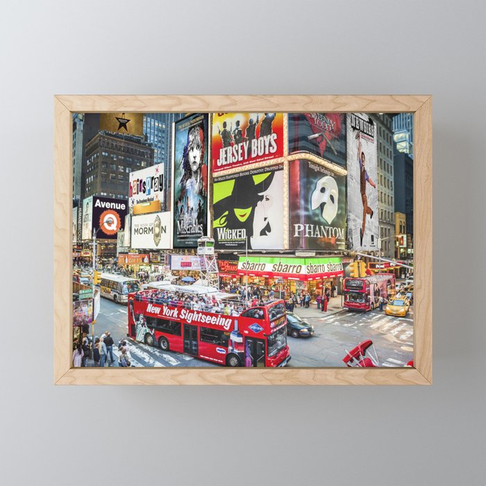 Times Square II Special Edition II Framed Mini Art Print