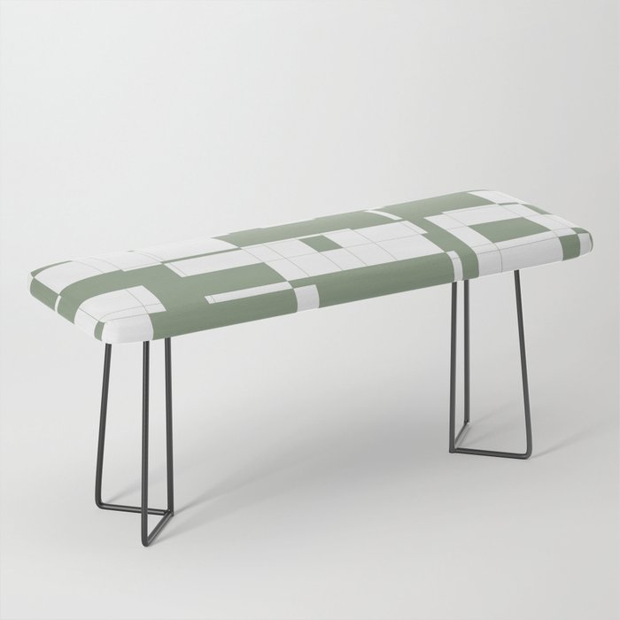 Drive thru Safari Crossword Puzzle Interior Design Bench by Infinite