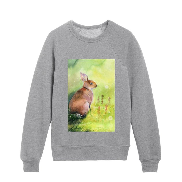 Garden Bunny Kids Crewneck