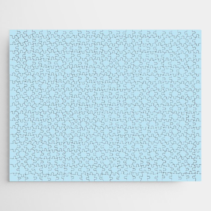 Baby blue background Jigsaw Puzzle