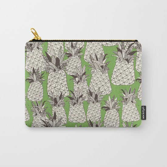 pineapple palm green Carry-All Pouch