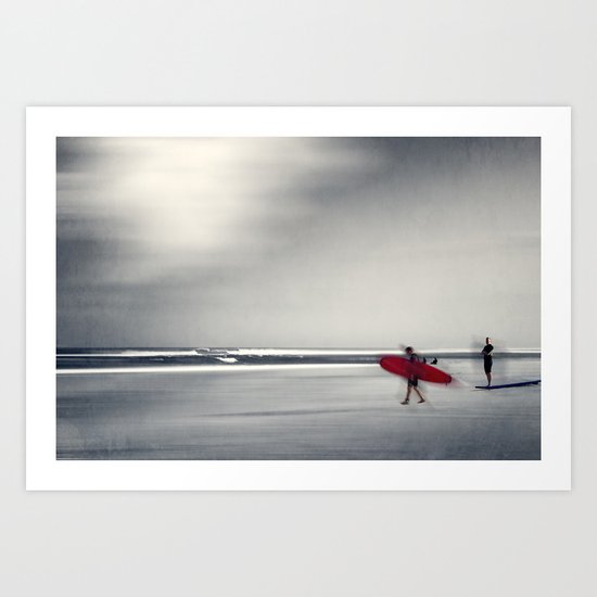 RED surfBoard 16 Art Print