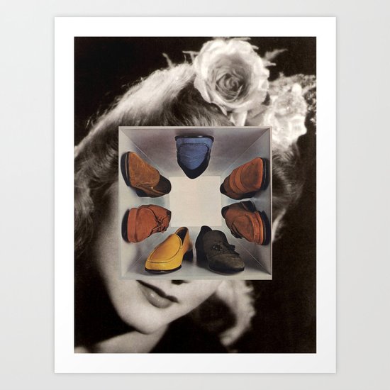 shoes (box) Art Print