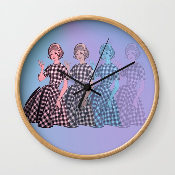 Mrs.Sew&Sew-80s Glam Wall Clock