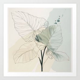 Gentle Breeze Through Leaves Art Print