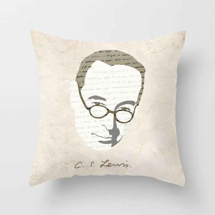 C.S. Lewis Throw Pillow