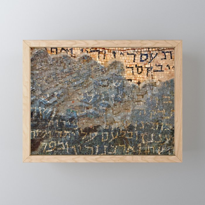 Biblical fragment Framed Mini Art Print