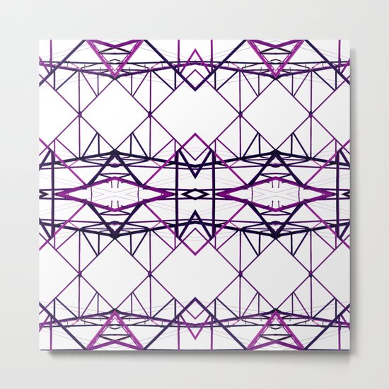 purple iron II Metal Print