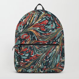 Boho twirl pattern multicolor Backpack