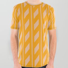 Y2K-AB Yellow All Over Graphic Tee