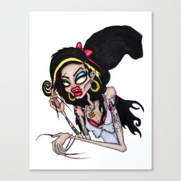 MISS-BEHAVED Canvas Print