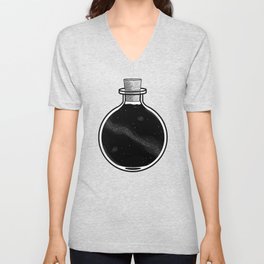 The Universe in a Bottle V Neck T Shirt