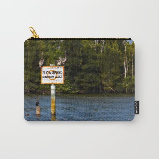 Manatee Zone Carry-All Pouch