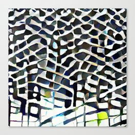 Digital mosaic tile Canvas Print