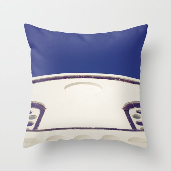 Santorini Churches IV Throw Pillow
