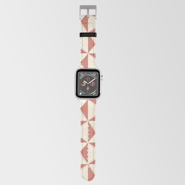 Geometric Retro Triangle - Coral Apple Watch Band
