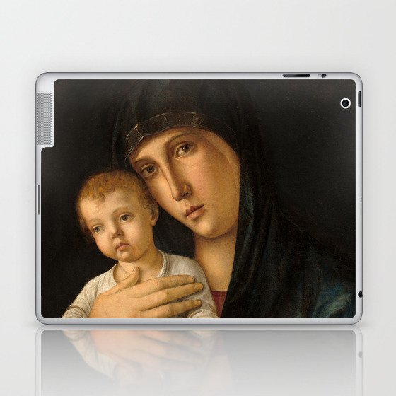  Madonna and Child by Giovanni Bellini Laptop & iPad Skin