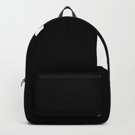 LETTER r (WHITE-BLACK) Backpack | Graphicdesign, Letter, Black, Chic, Letters, Initial, Modern, Initials, Simplistic, Letterr 