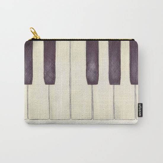 Ebony and Ivory Carry-All Pouch