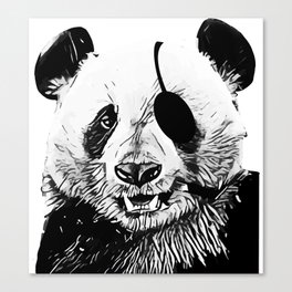 Pirate Panda Canvas Print
