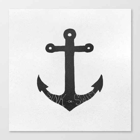 Sink or Swim Canvas Print