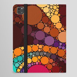 Rainbow Polka Dots #3 iPad Folio Case