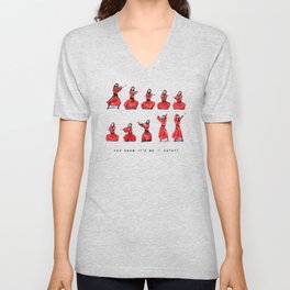 Kate Bush ~ Wuthering Heights Dance V Neck T Shirt