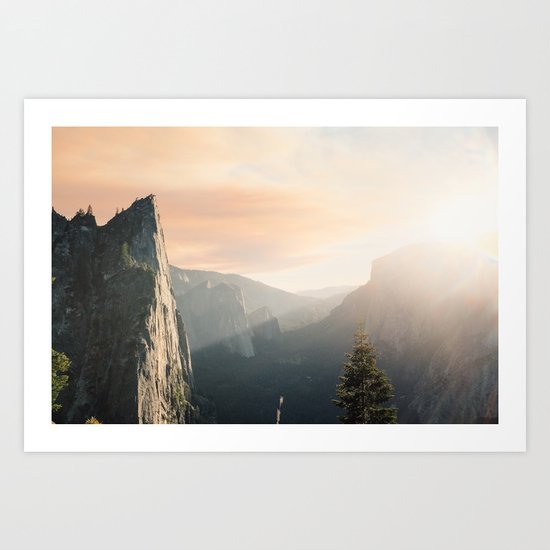 Mountains landscape 4 Art Print