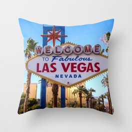 Welcome To Las Vegas Throw Pillow