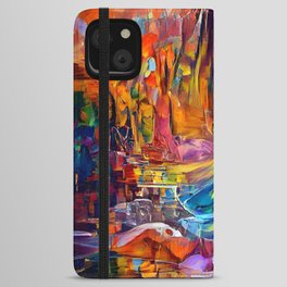 Colorful Roses iPhone Wallet Case
