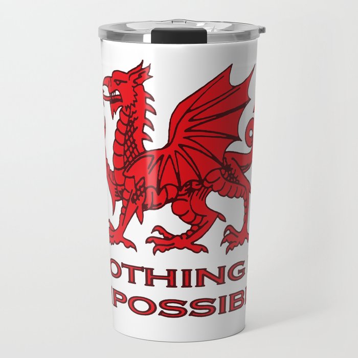 Nothing Is Impossible Red Dragon Travel Mug