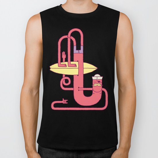 Go Surfing Biker Tank