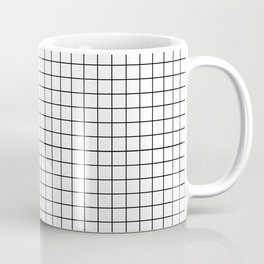 Square graph paper grid. Graph paper. Notebook paper Coffee Mug