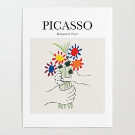 Picasso - Bouquet of Peace Poster