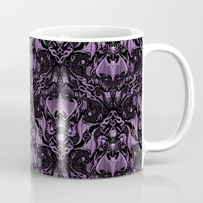 Bats and Beasts (Purple) Coffee Mug
