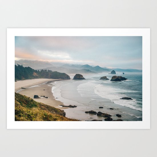 Alone in the beauty of the earth Art Print